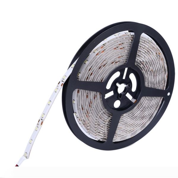 

100 meter led strip light led ribbon 3528 smd 5m red blue green waterproof flexible 300led with connector 12v 2a power supply adapter by dhl