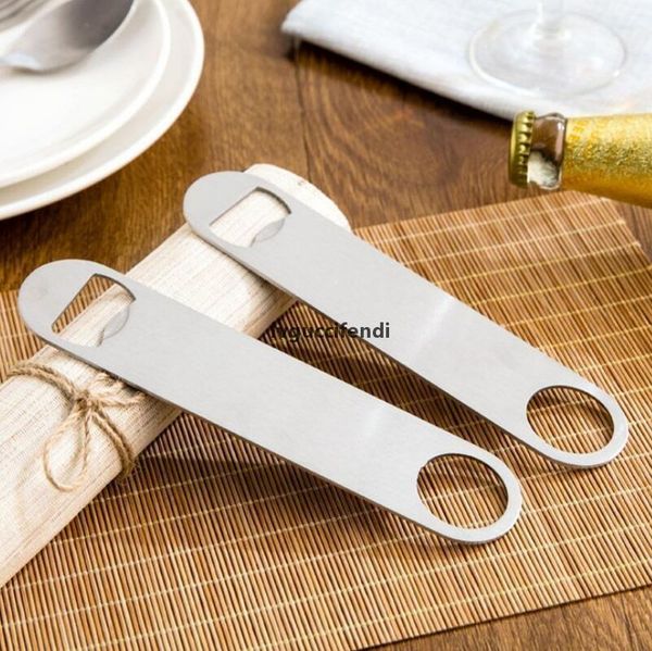 

new idea stainless steel satin finish bar blade beer bottle opener 402 stainless steel handle bartender bottle opener lx7031