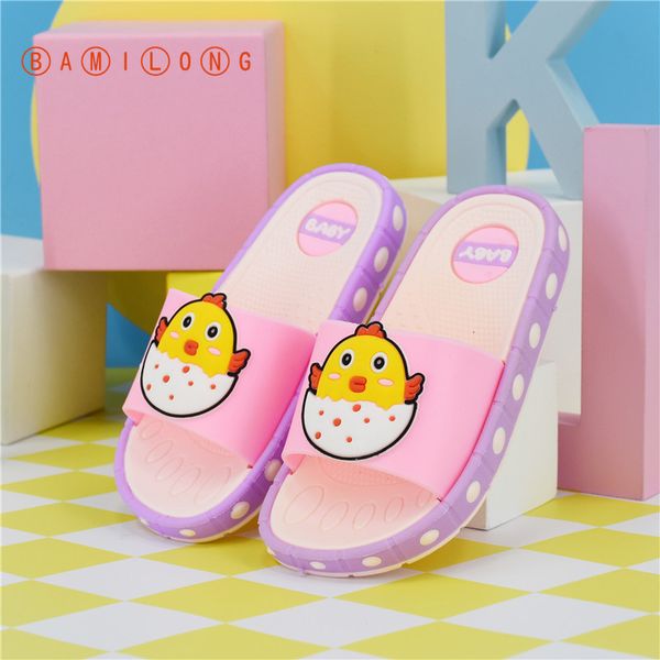 

девочки симпатичный мультфильм главная тапочки детская летняя мода тапочки мальчики дом триггеру крытый нескользящая мягкое дно обувь b115, Black;red