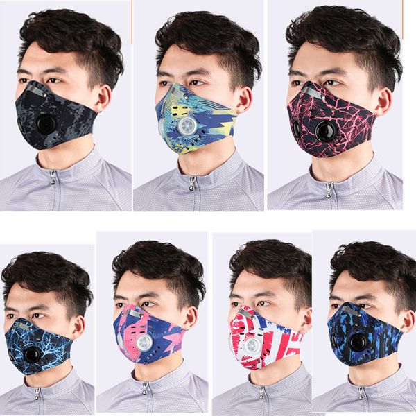 

2020 new dust mask face mask activated carbon with filter pm2.5 anti-pollution sport running training mtb road bike protection dust mask