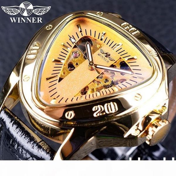 

w5-winner men automatic mechanical wrist watches top, Slivery;brown