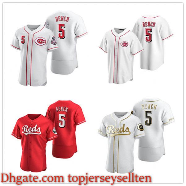 

cincinnati reds men women youth johnny bench 2020 authentic baseball jersey, Black