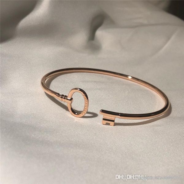 

t luxury key bangle designer jewelry women bracelets ladies classic charm bracelet braccialetto s925 bangle gold rose gold original box set