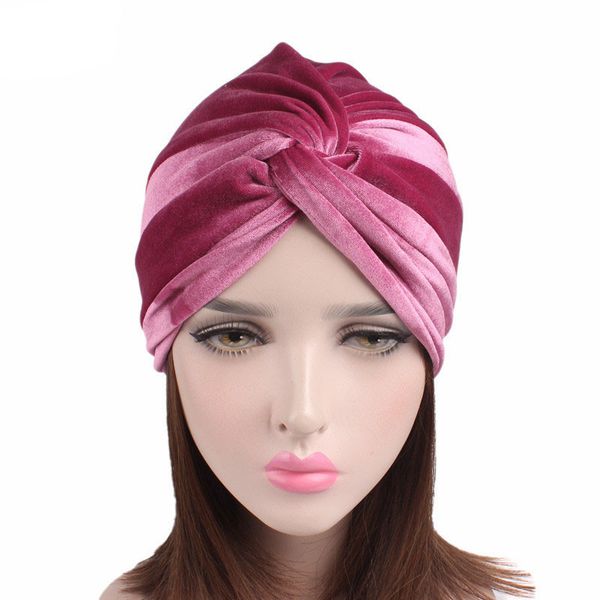 

new women turban hats india caps muslim turban hat cap lady casual head covers arab amira women caps, Blue;gray