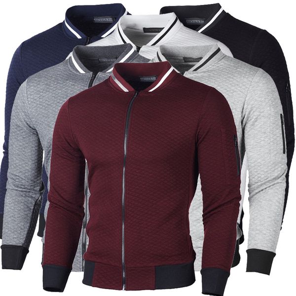 

2020 new arrival fashion casual coats male jacket men rib sleeve outerwear zipper business jackets sportwear outdoors streetwear, Black;brown