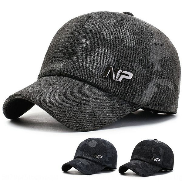

middle-aged and elderly fashion outdoor leisure warm and cold-proof warm baseball cap baseball cap, Blue;gray