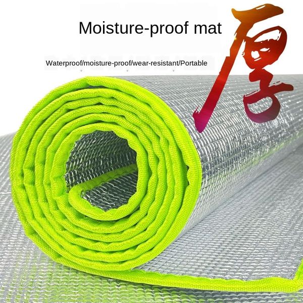 

sleeping tent picnic portable single outdoor tent waterproof aluminum film household thickened dormitory moisture-proof mat lawn mat