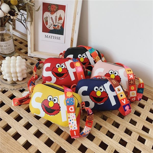

new fashion children wallet wallet messenger bag korean sesame street kindergarten cute baby coin purse girl princess bag