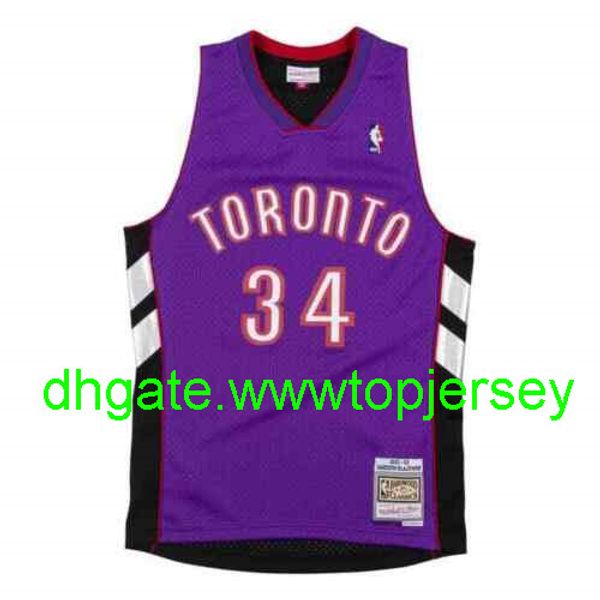 

cheap мужской оладжьювон mitchell ness фиолетового 2001-02 джерси отсылки вест прошитой майка для баскетбола, Gray