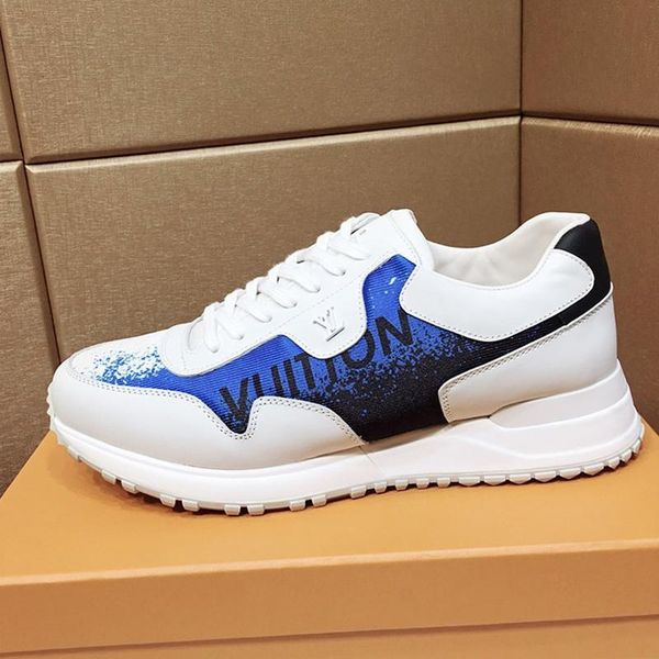 

luxury men shoes fashion run away sneaker men shoes casual zapatos de hombre luxury design footwear chaussures pour hommes casual mens shoes, Black