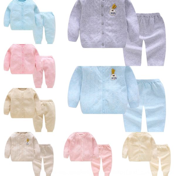 

nzicr 2019 новых трикотажной одежды вязаного свитер свитера ребенка набор осень и зима база рубашки ребенок трикотаж специальной цена младен, Blue