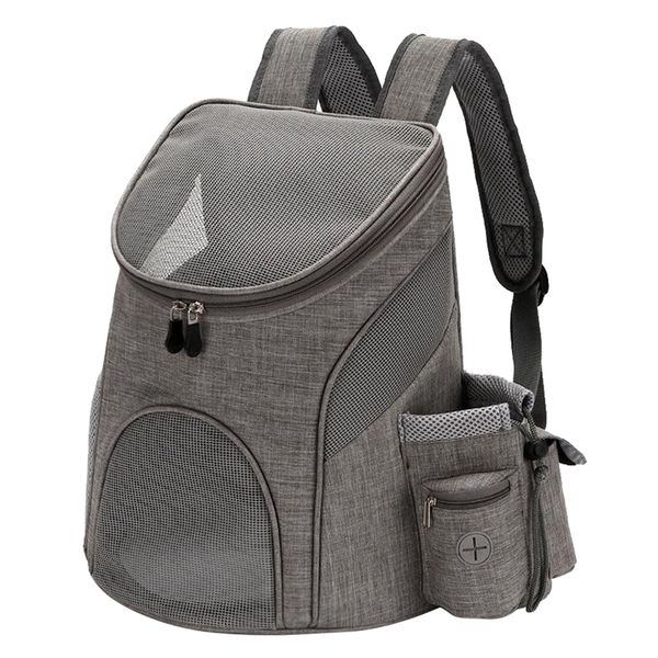 

pet cat dog backpack carrier for small animal, breathable, designed for travel, hiking, walking & outdoor