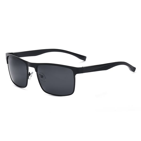 

new standing sunglasses men fashion metal frame tr90 temple fishing male sun glasses drive zonnebril heren uv400, White;black