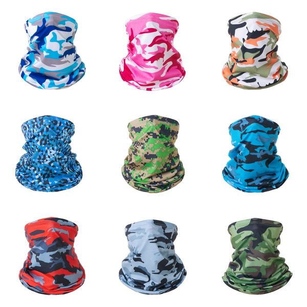 

3hfvf 2020 bandanas camo cycling windproof scarfs new ciclismo neck warmer scarfs fishing camouflage bandana man face mask headwear#580, Black
