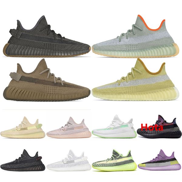 

shoes running kanye west cinder earth yecheil yeezreel marsh desert sage static 3m reflective synth mens sneakers sports runner 36-47