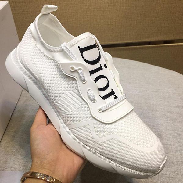 

luxury mens shoes sneakers mesh fabric b21 neo sneaker in technical knit chaussures pour hommes sports shoes for men breathable slip on