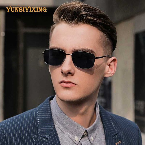 

yunsiyixing men sunglasses polarized glasses for men fashion polarized outdoors anti reflective sunglasses uv400 eyewear yx3351, White;black