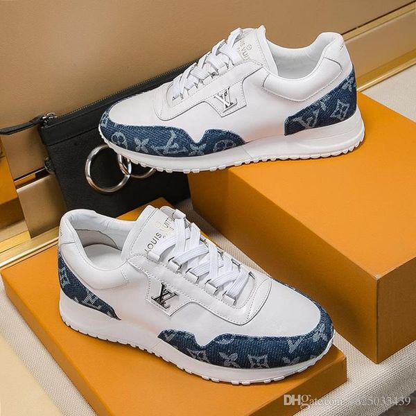 

luxury mens shoes fashion run away sneaker sports footwears running sneakers with origin box lace -up men shoes casual chaussures pour homme