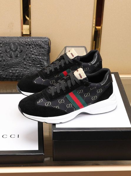 

2020jm limited edition new fashion trend wild menmen casual comfortable shoes hiking shoes sports shoes original box packaging, Black