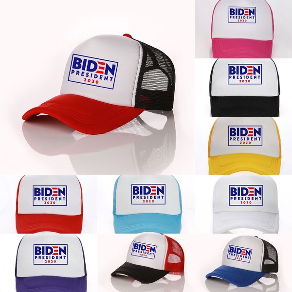 

q6hrm 2020 biden biden cap washed embroidered mesh hat joe biden baseball election baseball cap casual streewear hats sun hats, Blue;gray