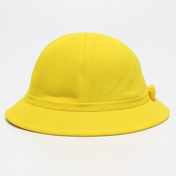 

zk2cp breathable net children's yellow traffic safety small basin outdoor fisherman junior high bucket hat bucket hat school primary sc, Blue;gray