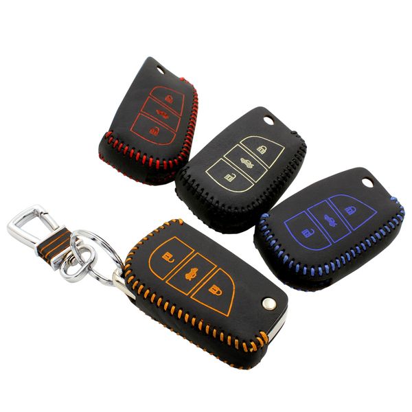 

car key bag/case for toyota rav4 reiz 2013 levin corollar 2014 1.6l camry 2015 2016 wallet holder remote cover key