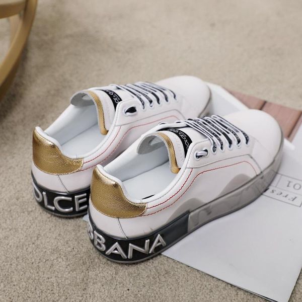 

2020i new trend hand-painted doodle leather party casual shoes outdoor men and women sports shoes wild couple shoes, size 35-45, Black