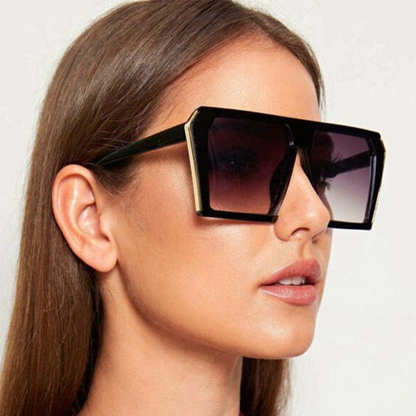 

sunglasses classic anti-reflective women fashion ocersized square frame men sun glasses brands design uv400, White;black