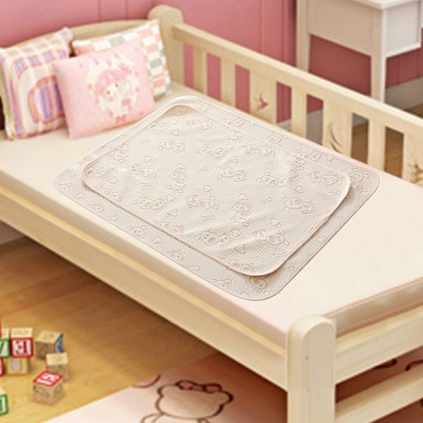 

children's mattress waterproof baby diaper pad breathable jacquard color cotton absorbent diaper mattress baby cradle stroller pad