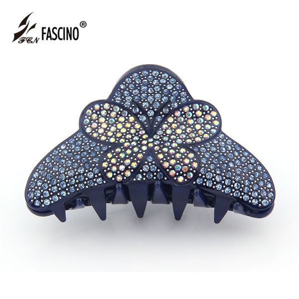 

new women girls rhinestone hair jewelry korean claw clip luxury actate large size butterfly parrten hair claw clip (ey820004, Golden;silver