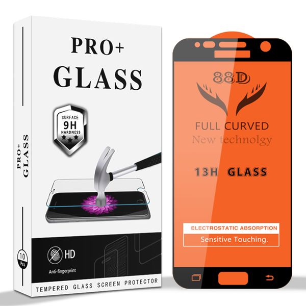 

full screen protector for samsung galaxy s7 edge, s7, s6 edge, s6 edge plus tempered glass [full coverage] with paper box