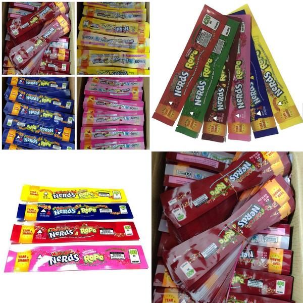 

edibles food three rope packaging styles candy edge-sealing proof bag empty 4 bags bag gummy nerds retail medicated smell plastic foil ukacu