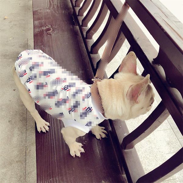

full letter printed pet vests summer breathale pattern pets tees outdoor lovely charm bulldog shirts clothing