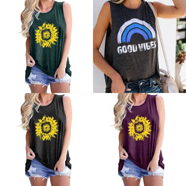 

5 colors yeah printing sleeveless t shirt boys girls ins fashion letters printed cotton rough cut cuff t shirt clothing for 1-8t#736, White