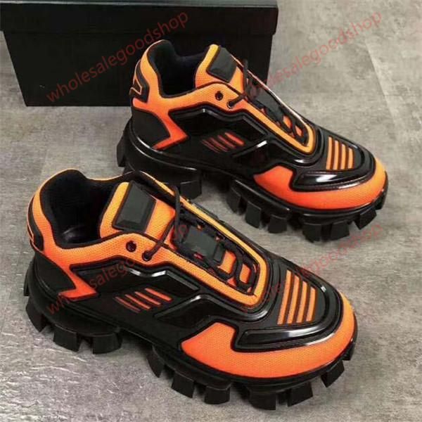 

cloudbust thunder knit sneakers mens luxury designer casual shoes mens classical casual shoes fabric rubber trainers outdoor b111, Black
