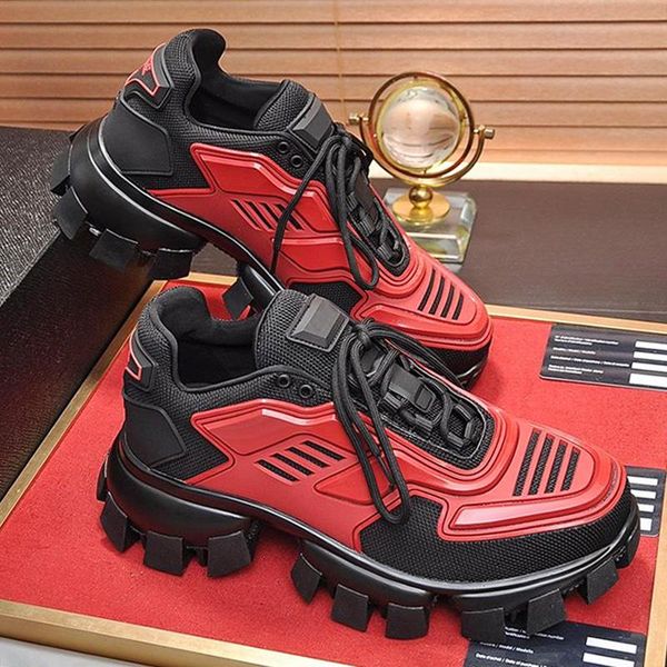 

new arrival cloudbust thunder knit sneakers men 's shoes lightweight autumn and winter shoes vintage luxury men shoes zapatillas hombr, Black