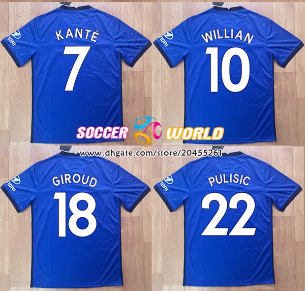

werner pulisic kante abraham mount ziyech lampard willian soccer jerseys 2020 2021 camiseta de football shirt, Black;yellow