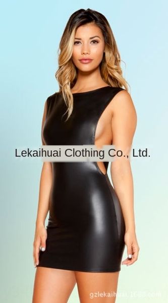 

матовое ткань короткого платья dressshort юбки queen обмундирование хип покрытого открытая юбка производительность сексуальных сексуального, Black;white