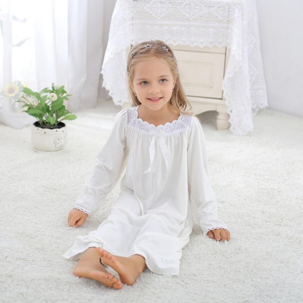 

семья matching эпикировка принцесса nightdress весна baby girl женщин сексуальный пижамы прекрасный ретро хлопок плюс размер пижамы y285 y20, Blue