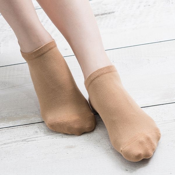 

мягкая лодка хлопок случайный цвет хлопка воздухопроницаемой сеткой носки высокого качества, женские носки лодки, Pink;yellow