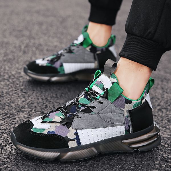 

autumn 2020 mens running shoes mid-sneaker for men walking sneakers men anti-slippery gym shoes size 39-44