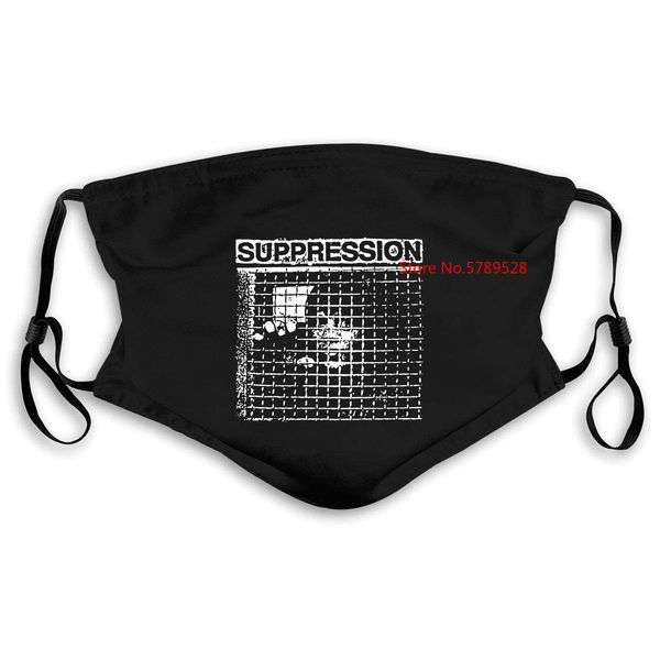 

suppression v1 black hardcore punk powerviolence all sizes for boy black mask women kids pm25 ozede