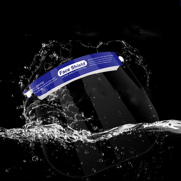 

face shield mask anti-fog isolation full protective masks elastic band sponge headband hd transparent pet anti splash dust face shields