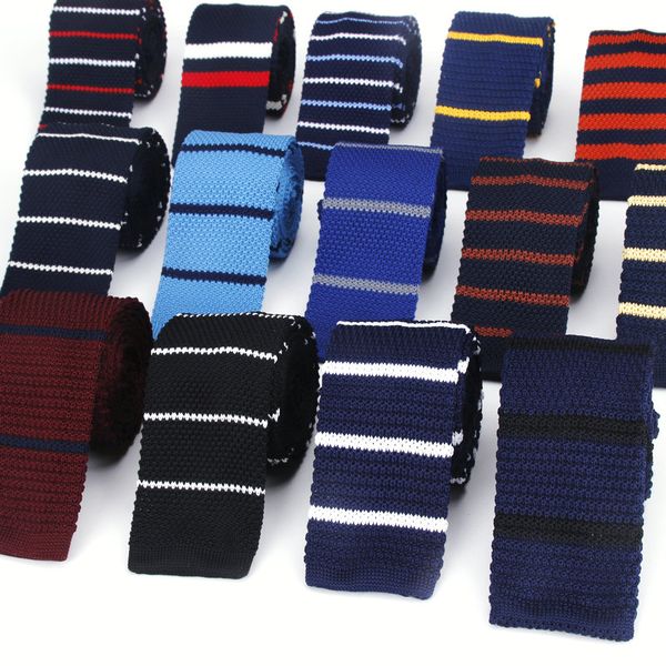 

new design fashion knit men tie slim mens knitted neck ties cravate narrow skinny neckties for men suit wedding party neck ties, Blue;purple