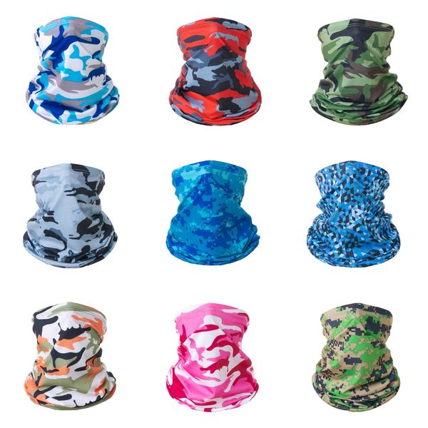 

ia2pb mask bandana face shield mask headband visor neckwarmer bandana seamless camouflage cycling fishing riding outdoor cycling scarfs#874, Black