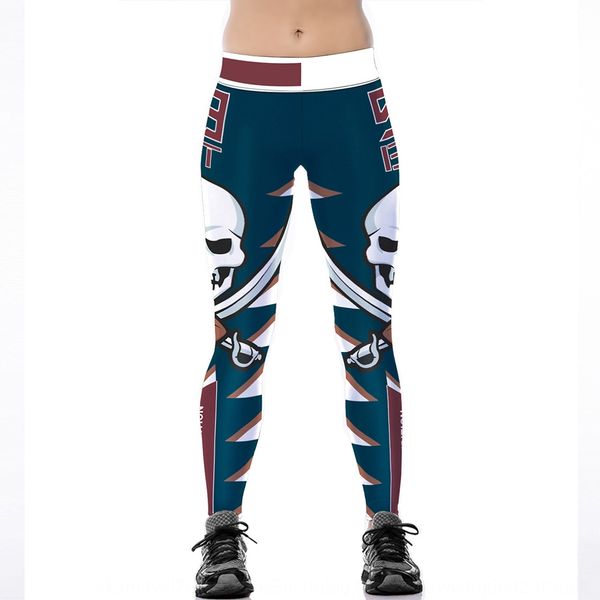 

цифровой печататься череп персонализированные моды высокой талии тонкий 9 очков поножи aslgs0069 узкие брюки цифровые узкие брюки, Black