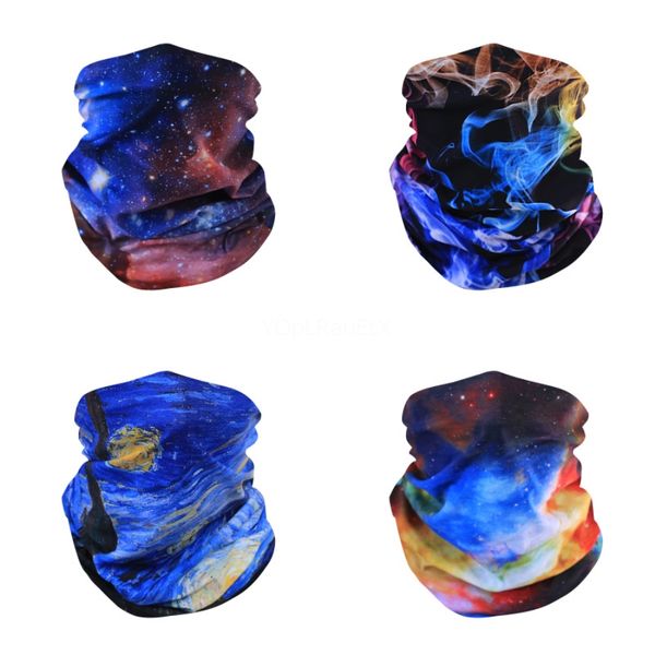 

sky seamless bandanas outdoor cycling fising neck gaiter for women magic turban fa er windproof fising scarf unisex#245