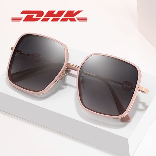 

2020 new korean style large frame fashion polarized sun online celebrity female ins sun glasses sunglasses street shooting 2049, White;black
