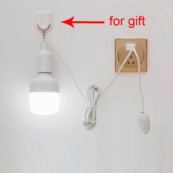 

e27 bulbs wall lamps eu/us plug switch wall lights