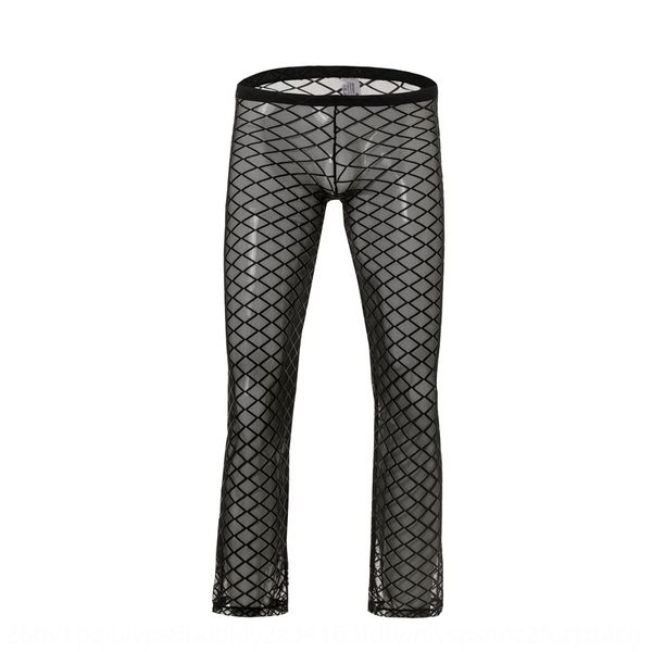 

men's diamond perspective fashion sleeping men's diamond mesh pajamas pajamas perspective mesh pants fashion sleeping pants, Blue;red
